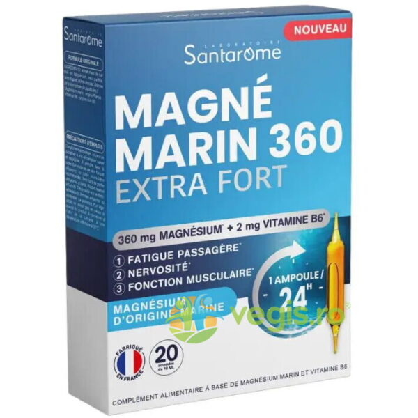 Reducere  Magneziu Marin 360 Extra Fort 360mg 20fiole