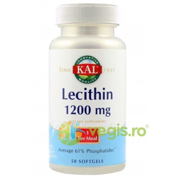 Reducere  Lecithin (Lecitina) 1200mg 50cps Secom,