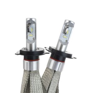 Reducere  Set 2 LED-uri Auto Techstar® 8C, H4, 30w, 3000 Lumeni, 6500K, AUTO, 12-24 Volti, COB, Radiator Aluminiu si Cupru Reducere