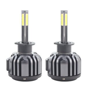 Reducere  Set 2 LED-uri Auto Techstar® F6, H1, 45w, 5000 Lumeni, 6500K, AUTO, 12-24 Volti, COB, Canbus Reducere