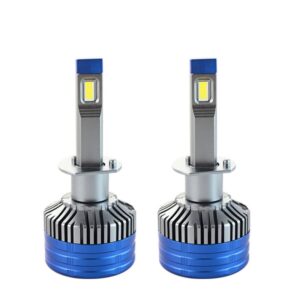 Reducere  Set 2 LED-uri Auto Techstar® K11, H1, 55w, 8000 Lumeni, 6500K, AUTO, 12-24 Volti, CSP, Canbus, Miez Cupru, Radiator Aluminiu Reducere