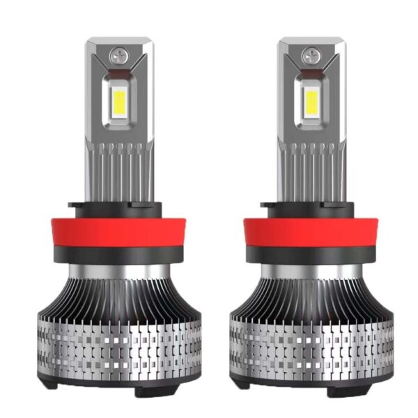 Reducere  Set 2 LED-uri Auto Techstar® P30, H11/H9/H8, 80w, 14000 Lumeni, 6500K, AUTO, 12-24 Volti, CSP, Canbus, Miez Cupru, Radiator Aluminiu Reducere