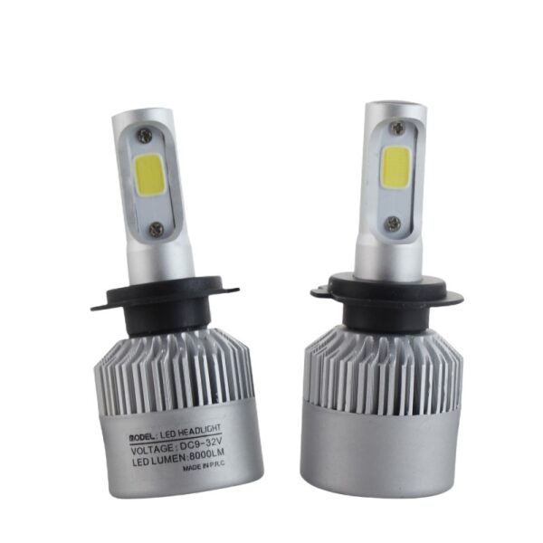 Reducere  Set 2 LED-uri Auto Techstar® S2, H7, 36w, 4000 Lumeni, 6500K, AUTO, 12-24 Volti, CSP, Canbus Reducere