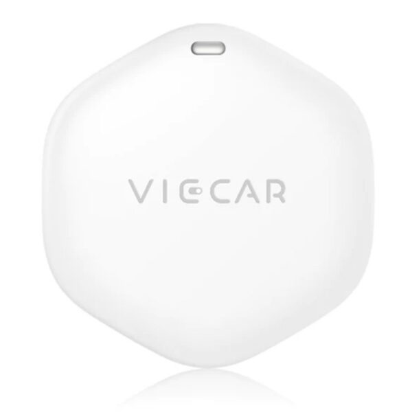 Reducere  Set Dispozitiv Anti-pierdere Viecar DW01 GPS Tracker, Bluetooth, Smart Tag cu alarma, compatibil cu iOS Find My, localizare in timp real, pentru copii, animale, auto, chei, bagaje, Alb Reducere