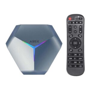 Reducere  Smart TV Box Mini PC Techstar® A95X F4, Android 10, 4GB RAM, 32GB ROM, 8K, Bluetooth, WiFi 5G, RJ45 Reducere