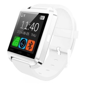 Reducere  Smartwatch Techstar® U8+, Bluetooth, Ecran LCD 1.44inch, Conectare Telefon, Pedometru, Alb Reducere