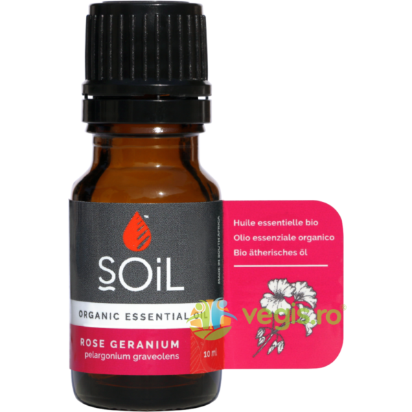 Reducere  Ulei Esential de Muscata Trandafir (Rose Geranium) Ecologic/Bio 10ml