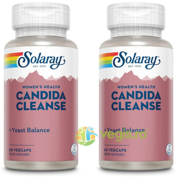 Reducere  Candida Cleanse 60cps+60cps Secom,