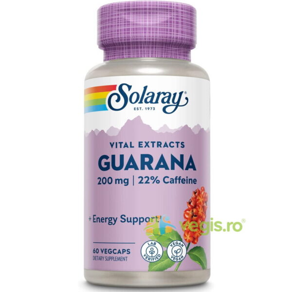 Reducere  Guarana 200mg 60cps Secom,