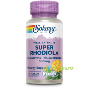 Reducere  Super Rhodiola Extract 500mg 30cps Secom,