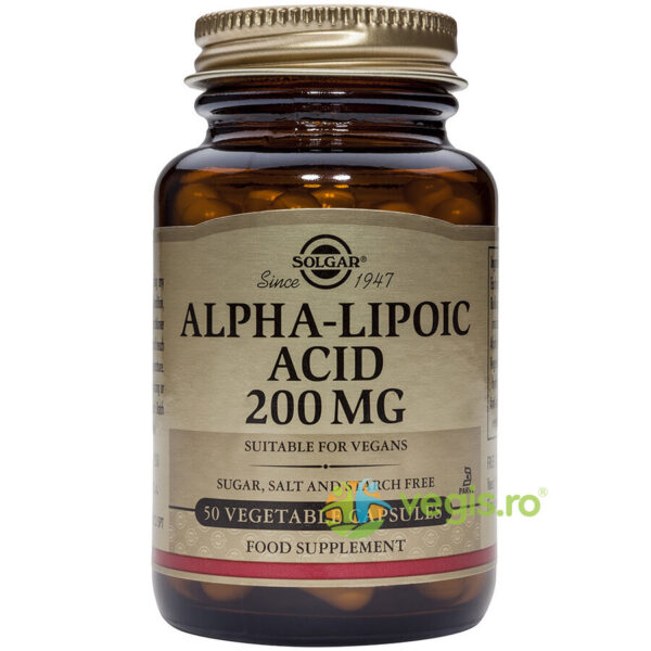 Reducere  Alpha Lipoic Acid 200mg 50cps Vegetale