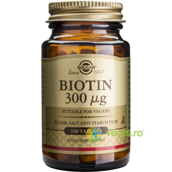 Reducere  Biotina (Vitamina B7) 300mcg 100tb