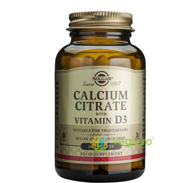 Reducere  Calcium Citrate 250mg Cu D3 60tb (Citrat de Calciu cu Vit. D3)