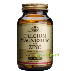 Reducere  Calcium Magnesium + Zinc (Calciu, Magneziu, Zinc) 100tb