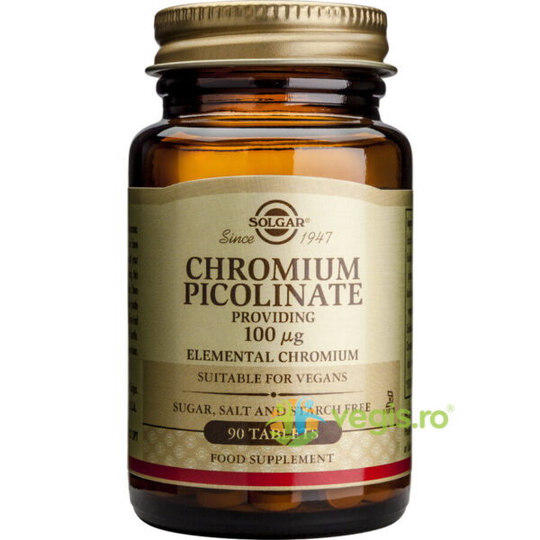 Reducere  Chromium Picolinate 100mg 90tb (Picolinat de Crom)