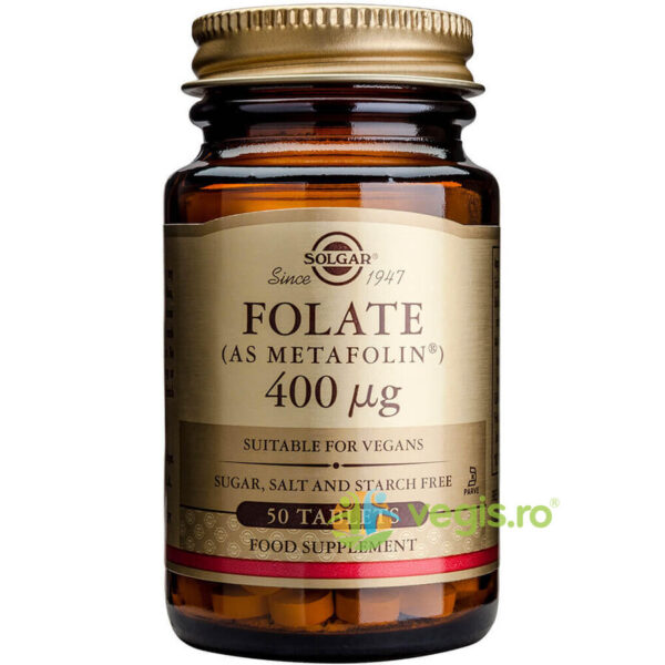 Reducere  Folate 400ug 50tb (ca Metafolin)