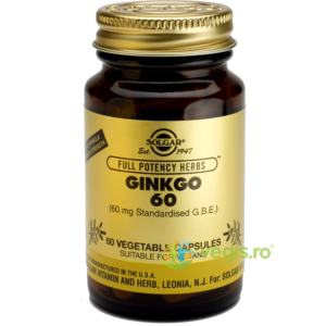 Reducere  Ginkgo 60 (Ginkgo Biloba) 60cps