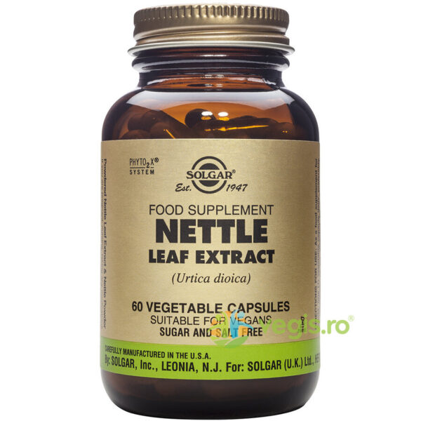 Reducere  Nettle Leaf (Urzica) Extract 60cps Vegetale