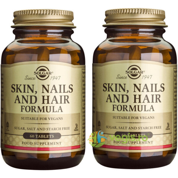 Reducere  Pachet Skin Nails And Hair Formula (Formula pentru piele, unghii si par) 60tb+60tb