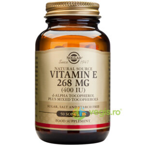 Reducere  Vitamina E din surse naturale 268 mg (400 UI) 50cps