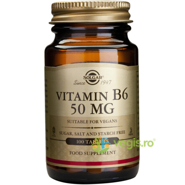 Reducere  Vitamina B6 50mg 100tb