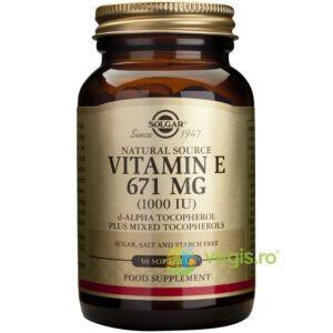 Reducere  Vitamina E din surse naturale 671 mg (1000 UI) 50cps