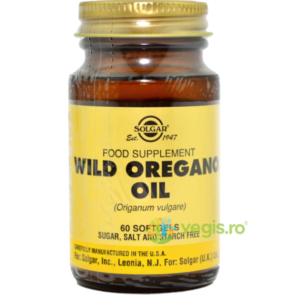 Reducere  Wild Oregano Oil (Ulei de Oregano Salbatic) 60 cps vegetale