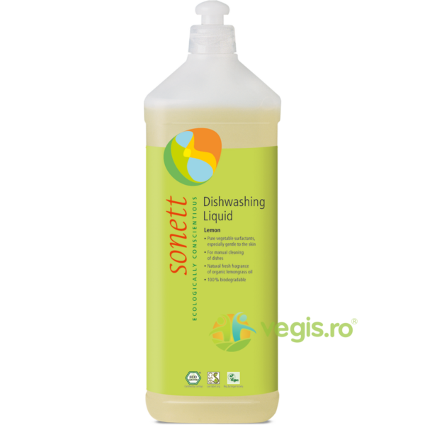 Reducere  Detergent Pentru Spalat Vase Lamaie Ecologic/Bio 1L