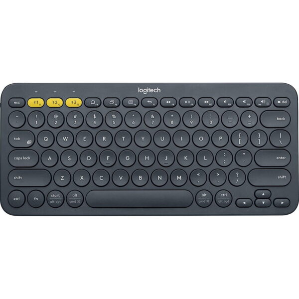 Reducere  Tastatura K380 Multi-Device Bluetooth, Bluetooth, gri inchis, US-Intl