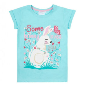 Reducere  Tricou fetite – Some bunny loves you