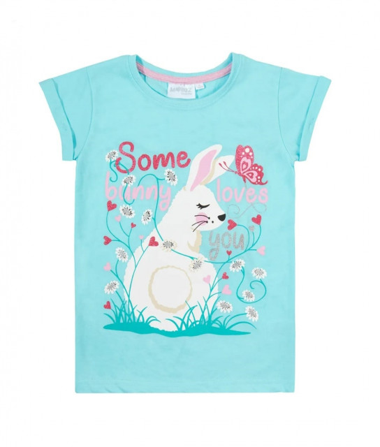 Reducere  Tricou fetite – Some bunny loves you