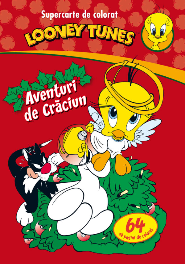 Reducere  Looney Tunes. Aventuri de Crăciun. Supercarte de colorat Reducere