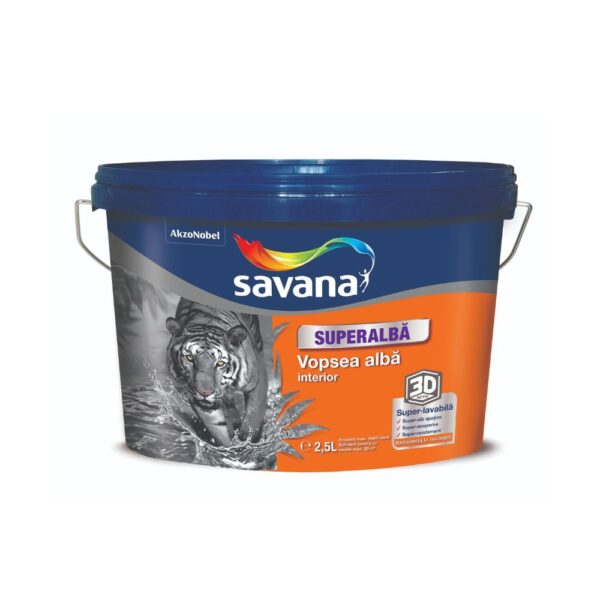 Reducere  Vopsea superlavabila pentru interior Savana 2.5 L Reducere