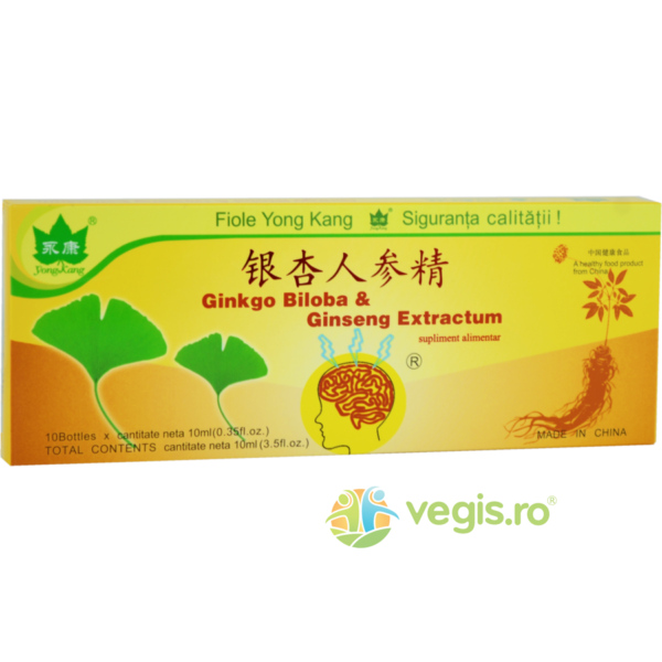 Reducere  Ginkgo Biloba + Ginseng 10fiole*10ml