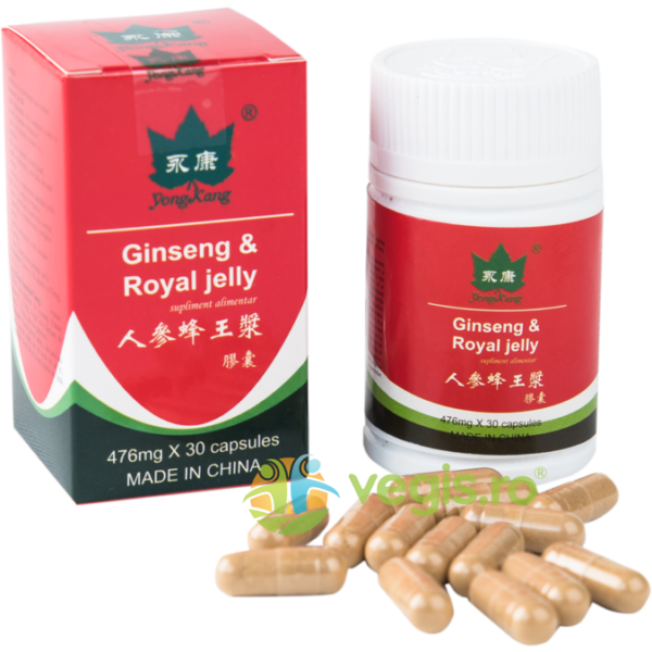 Reducere  Ginseng + Royal Jelly 476mg 30cps