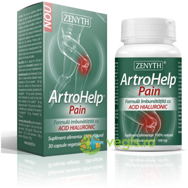 Reducere  Artrohelp Pain 500mg cu Acid Hialuronic  30cps