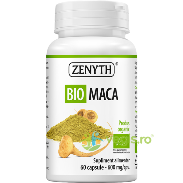 Reducere  Germeni de Maca 600mg Ecologici/Bio 60cps