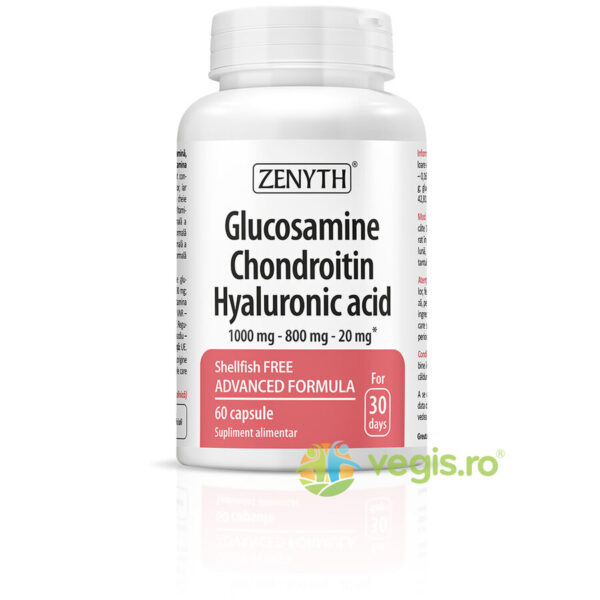 Reducere  Glucosamine Chondroitin Hyaluronic Acid 1000mg-800mg-20mg 60cps