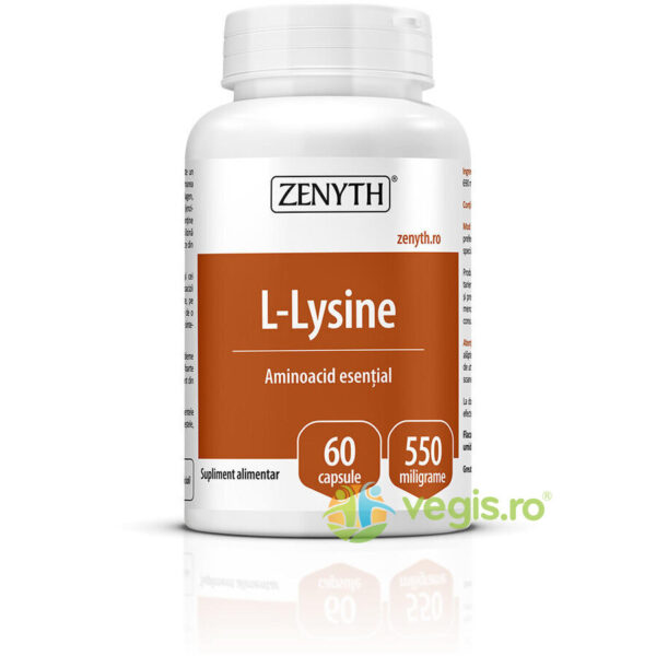 Reducere  L-Lysine 550mg 60cps