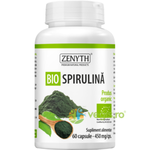 Reducere  Spirulina 450mg Ecologica/Bio 60cps