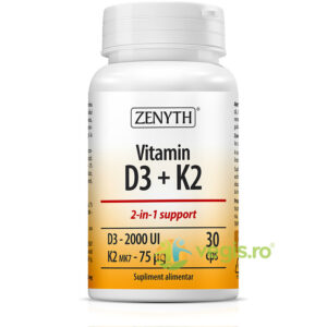 Reducere  Vitamina D3 + K2 30cps