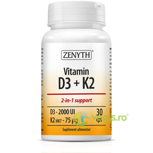 Reducere  Vitamina D3 + K2 30cps