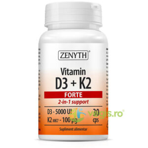 Reducere  Vitamina D3+K2 Forte 30cps