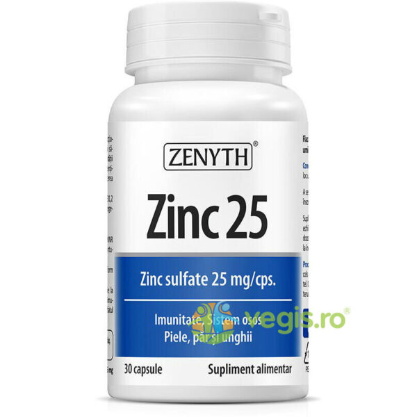 Reducere  Zinc 25mg 30cps