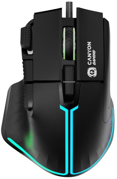 Reducere  ✅ Mouse Gaming Canyon GM-636 Fortnax RGB Black Reducere