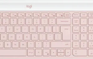 Reducere  ✅ Kit periferice Logitech MK470 Wireless Rose Reducere