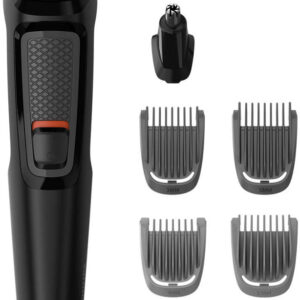 Reducere  ✅ Aparat de tuns Philips Multigroom Seria 3000 6 in 1 MG3710/15, Fara fir, Lame cu ascutire automata Reducere