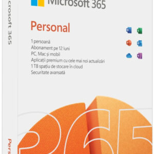 Reducere  ✅ Aplicatie Microsoft 365 Personal 64-bit, Engleza, Subscriptie 1 An, 1 Utilizator, 1 TB stocare OneDrive per utilizator, Retail Reducere