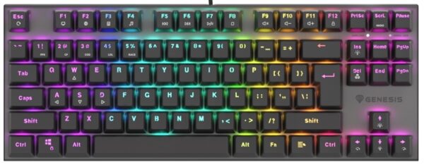 Reducere  ✅ Tastatura Gaming Genesis THOR 303 TKL RGB Outemu Red Switch Mecanica Reducere