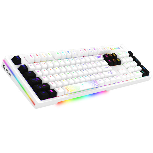 Reducere  ✅ Tastatura Gaming AQIRYS Aludra White Mecanica Reducere